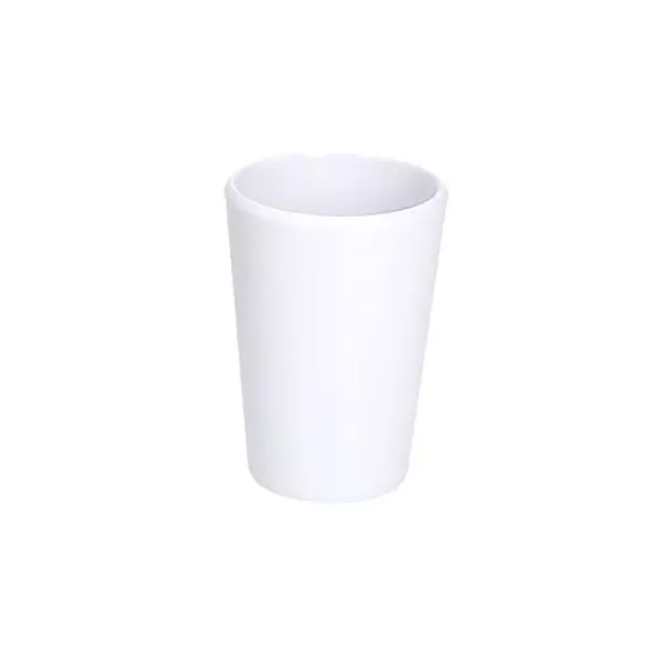 ROUND WHITE MELAMINE CUP cm. 4.5X6--- NET PRICE ---