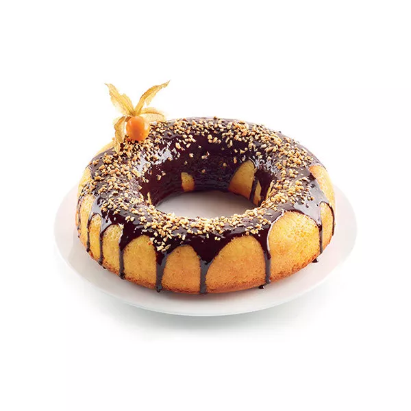 PROFESSIONAL SAVARIN DONUT SHAPE IN SILICONE cm.24x5,5 2