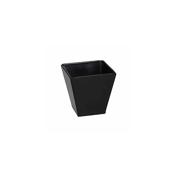 MELAMINE BOWL cm. 7.2x4.5x7h BLACK COLOR