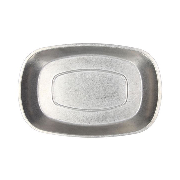 TEX MEX 26cm OVAL STAINLESS STEEL TRAY