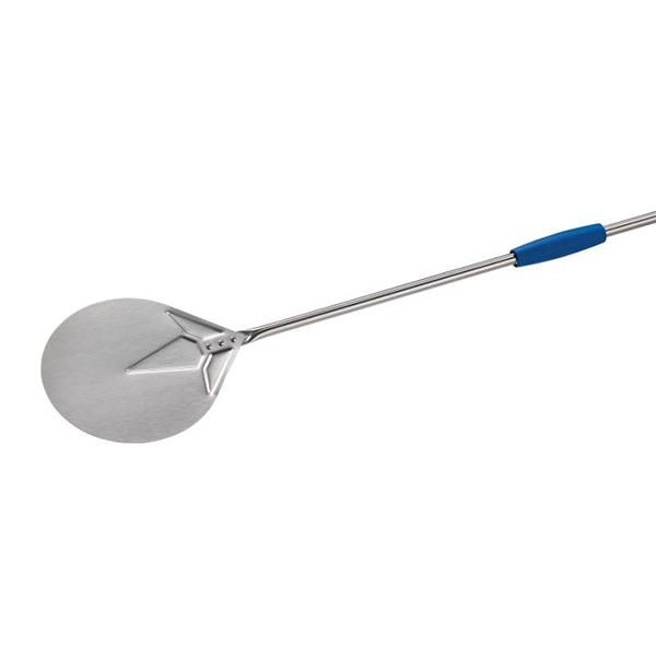 STAINLESS STEEL PIZZA Scoop - BLUE - diameter cm.17 I-17