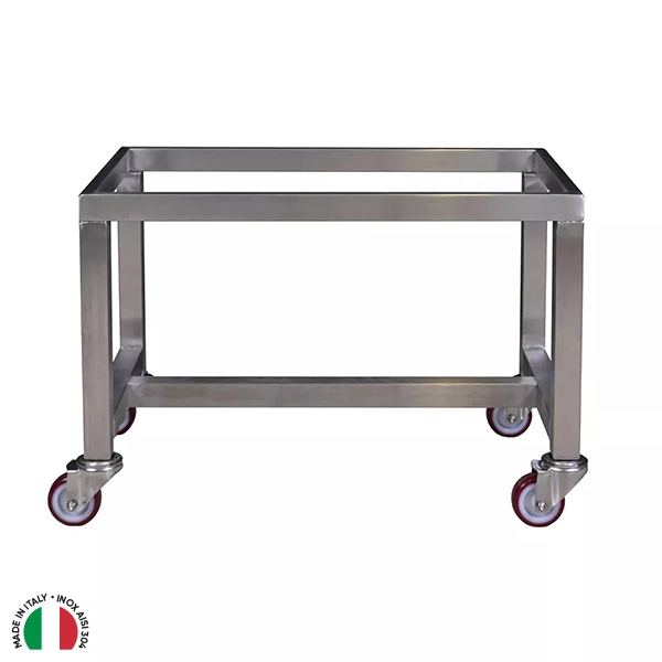 STAINLESS STEEL TROLLEY RAISED TO 50CM FOR 100 LT TANK