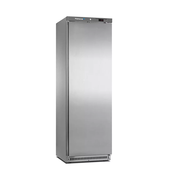 430 SERIES VERTICAL REFRIGERATOR WITH STAINLESS DOOR mod. ARV 430 CS A PO DIMENSIONS mm.590x645x1860H TEMPERATURE +1/+8°C - GAS R600A SINGLE PHASE 230V