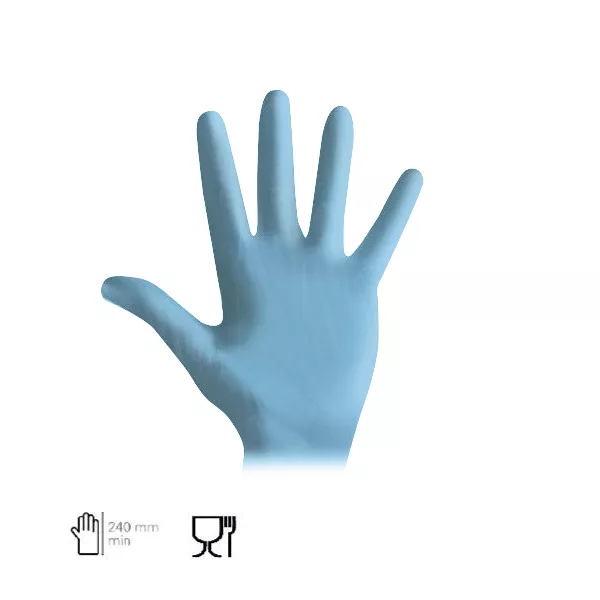 POWDER FREE BLUE NITRILE GLOVES SIZE ' S ' - 100pcs.-DPI Product