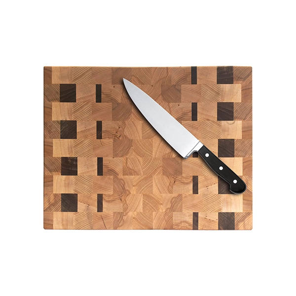 HANDMADE BEECH AND WALNUT CUTTING BOARD SENO&SENO RECTANGULAR cm. 39x29x4.5