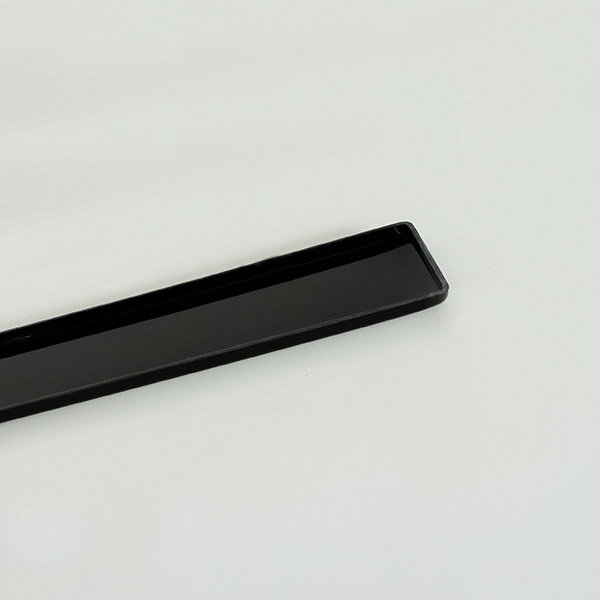 BLACK METHACRYLATE PASTRY TRAY cm. 50x10x1,5 H 2