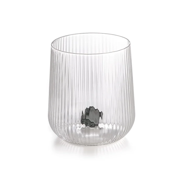 GEMME WATER GLASS IN BOROSILICATE GLASS cl.33 - GREY