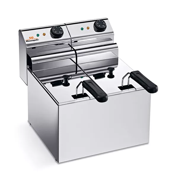 COUNTERTOP ELECTRIC FRYER ELDORADO5x2 capacity lt.3,2x2 SINGLE PHASE