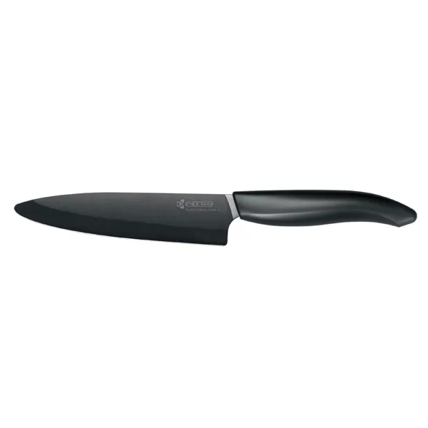 KYOCERA CHEF KNIFE BLACK CERAMIC BLADE cm.18