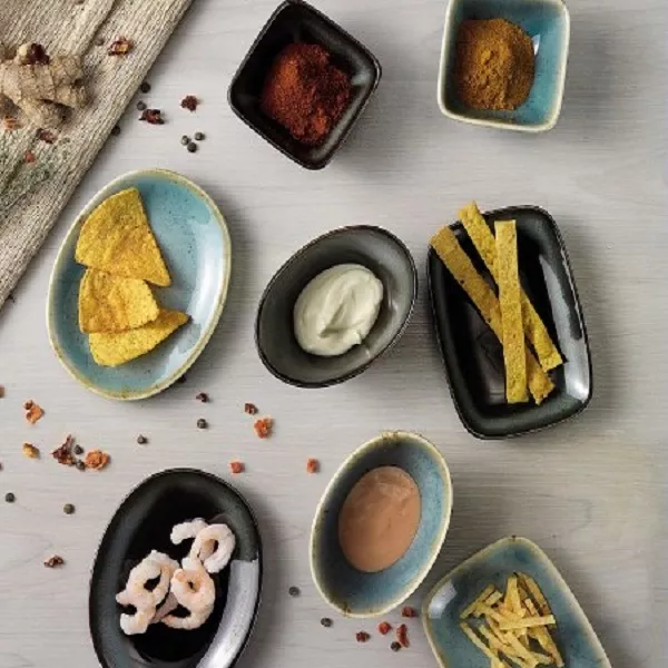 TREND SPLIT RECTANGULAR SAUCER cm. 12x8x1.5 2