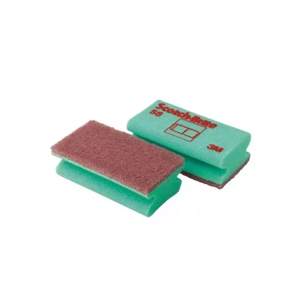 3M SCOTCH-BRITE 58 ANTI-SCRATCH GREEN SPONGE PACK. PZ.10