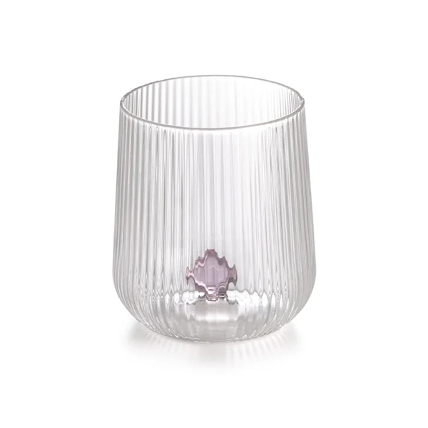GEMME WATER GLASS IN BOROSILICATE GLASS cl.33 - PINK