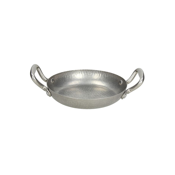 STEEL PAN FOR SERVING 2 HANDLES DIAMETER CM. 22 TEX MEX