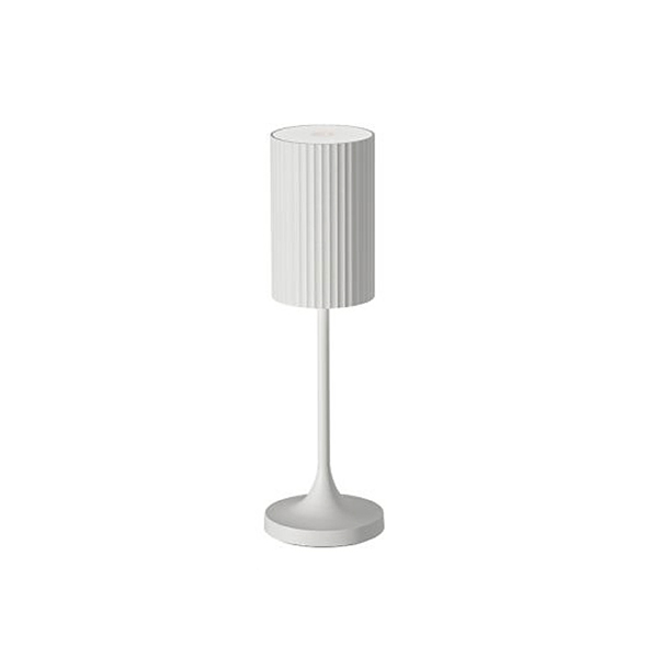 SKIRT WHITE TABLE LAMP cm. 6x20h