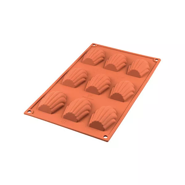 PROFESSIONAL SILICONE FORM MADELEINE 9 cm.6,8x4,5x1,7