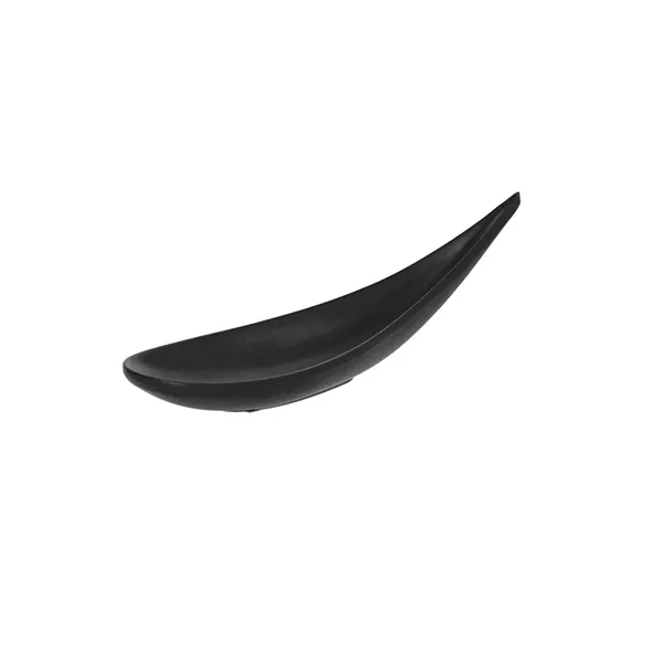 BLACK MELAMINE FINGER FOOD SPOON cm. 14.5