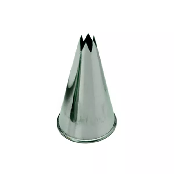 STAINLESS STEEL NOZZLE WITH STAR HOLE cm. 0.9
